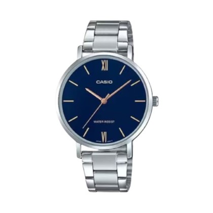Casio General LTP-VT01D-2B Stainless Steel Band Women Watch